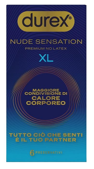 PRESERVATIVO DUREX NUDE SENSATION XL 6 PEZZI - maxifarmacia.it