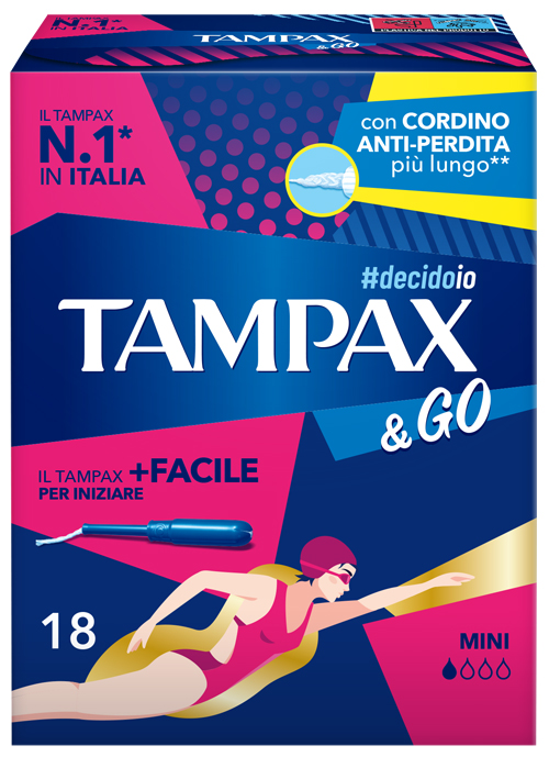TAMPAX &GO MINI 18 PEZZI - maxifarmacia.it