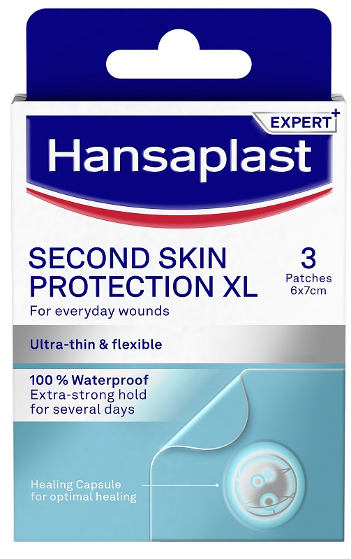 CEROTTO HANSAPLAST SECOND SKIN PROTECTION XL 3 PEZZI - maxifarmacia.it