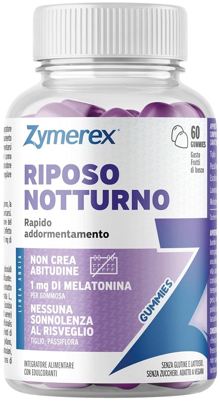ZYMEREX RIPOSO NOTTURNO 60 GOMMOSE - maxifarmacia.it