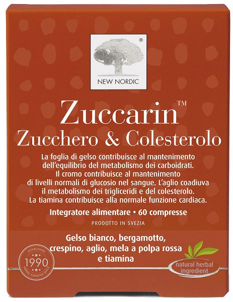 ZUCCARIN ZUCCHERO & COLESTEROLO 60 COMPRESSE - maxifarmacia.it