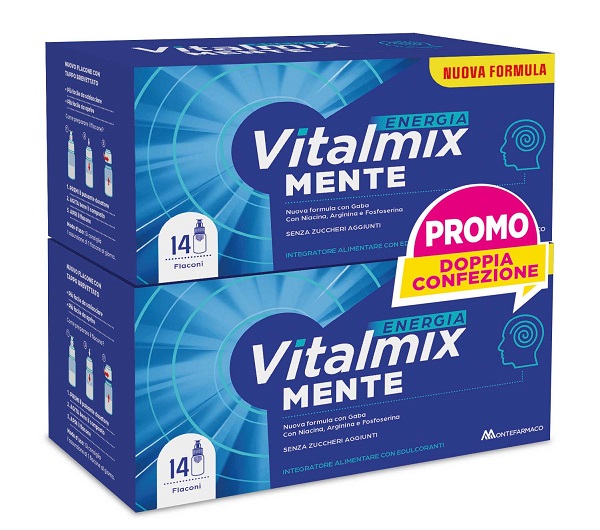 VITALMIX MENTE 14 FLACONCINI BIPACK - maxifarmacia.it