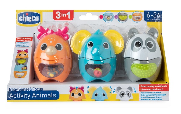 CHICCO GIOCO BABY SENSE&FOCUS ACTIVITY ANIMALS - maxifarmacia.it