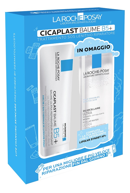 CICAPLAST BAUME B5+ 100 ML + ACQUA MICELLARE 50 ML - maxifarmacia.it