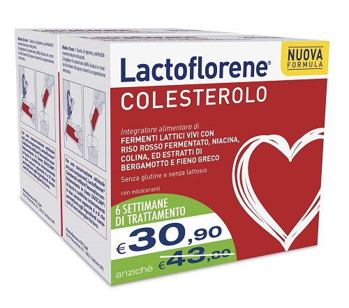 LACTOFLORENE COLESTEROLO BIPACK 20 + 20 BUSTINE NEW - maxifarmacia.it