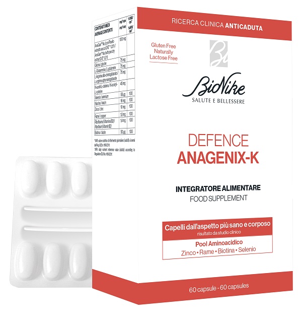 DEFENCE ANAGENIX K INTEGRATORE ALIMENTARE 60 CAPSULE - maxifarmacia.it