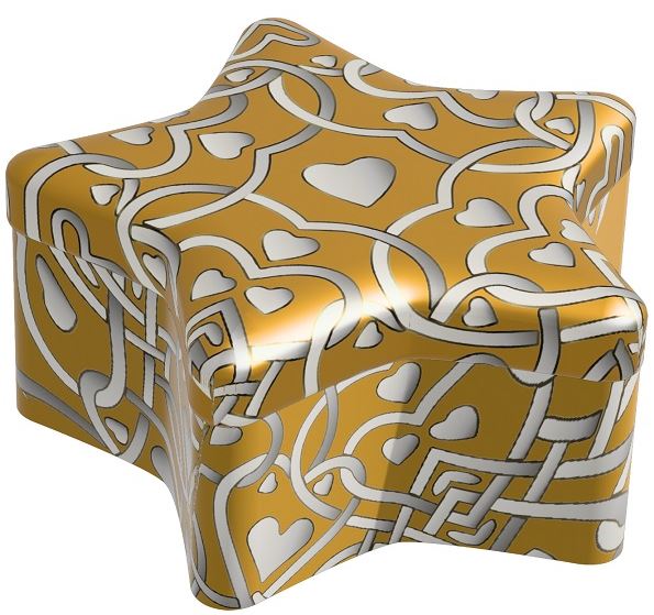 COLORS CANDELA STELLA OCRA/ARGENTO 95 G - maxifarmacia.it