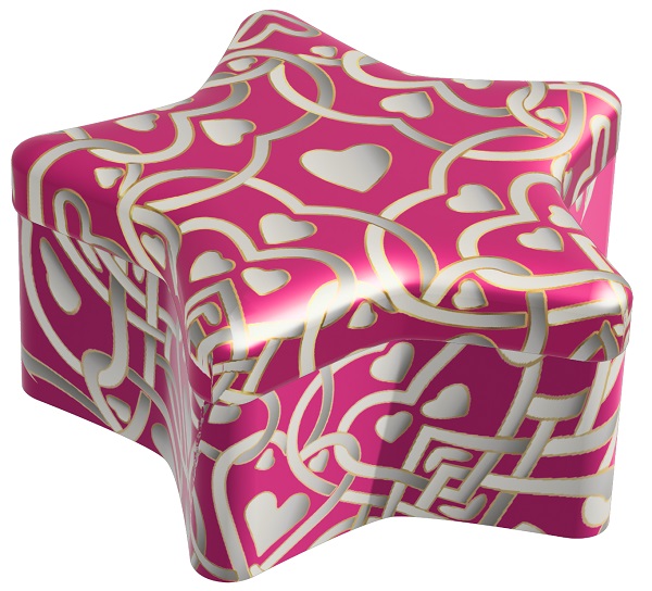 COLORS CANDELA STELLA ROSA/ARGENTO 95 G - maxifarmacia.it