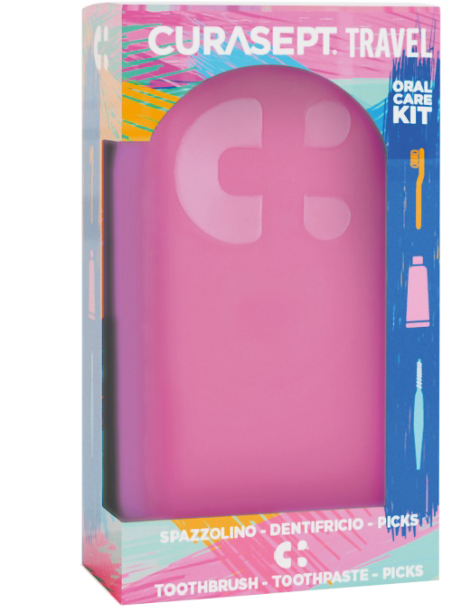 CURASEPT TRAVEL ORAL CARE KIT PINK - maxifarmacia.it