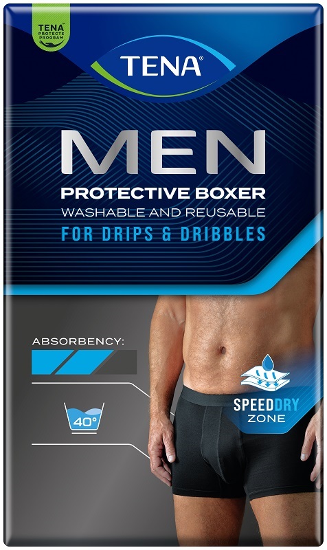 TENA MEN PROTECTIVE BOXER ASSORBENTE LAVABILE LARGE 1 PEZZO - maxifarmacia.it