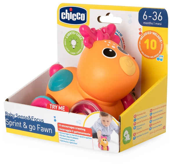 CHICCO GIOCO BABY SENSE&FOCUS CERBIATTO SPRINT&GO - maxifarmacia.it