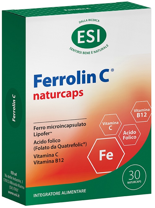 ESI FERROLIN C 30 NATURCAPS - maxifarmacia.it