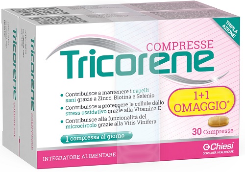 TRICORENE 30 COMPRESSE BIPACCO IT - maxifarmacia.it