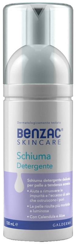 BENZAC SKINCARE SCHIUMA DETERGENTE 130 ML - maxifarmacia.it