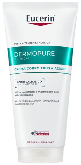 EUCERIN DERMOPURE CLINICAL CREMA CORPO TRIPLA AZIONE 200 ML - maxifarmacia.it