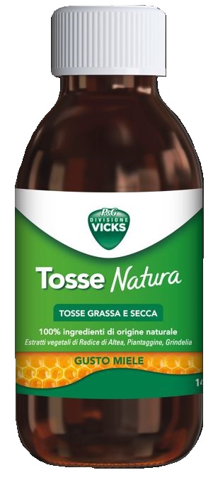 VICKS TOSSE NATURA TOSSE GRASSA E SECCA GUSTO MIELE 140 ML - maxifarmacia.it