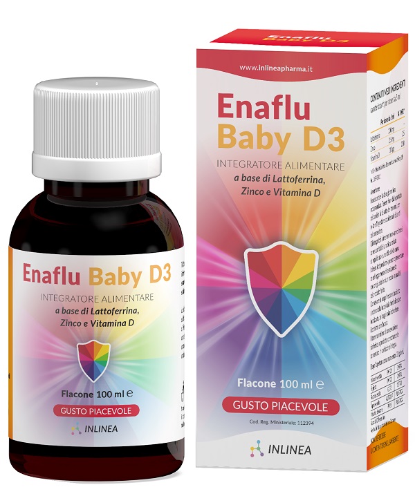 ENAFLU BABY D3 100 ML SENZA GLUTINE - maxifarmacia.it