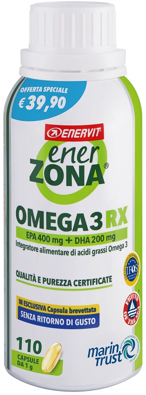 ENERZONA OMEGA 3 RX 110 CAPSULE 1 G OFFERTA SPECIALE - maxifarmacia.it