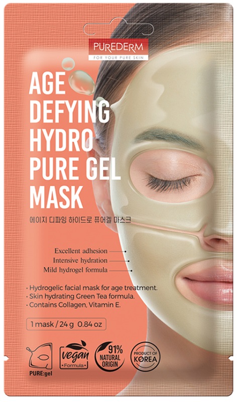 PUREDERM MASCHERA VISO IN HYDROGEL ANTIETA' IDRATANTE - maxifarmacia.it
