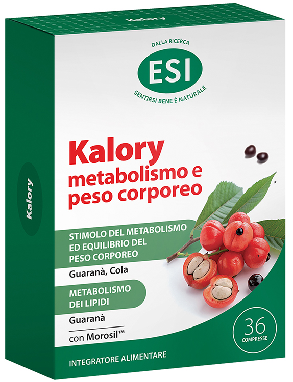 ESI KALORY METABOLISMO E PESO CORPOREO 36 COMPRESSE SENZA GLUTINE - maxifarmacia.it
