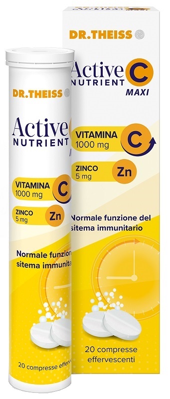 THEISS ATIVE NUTRIENT C-MAXI 20 COMPRESSE EFFERVESCENTI - maxifarmacia.it
