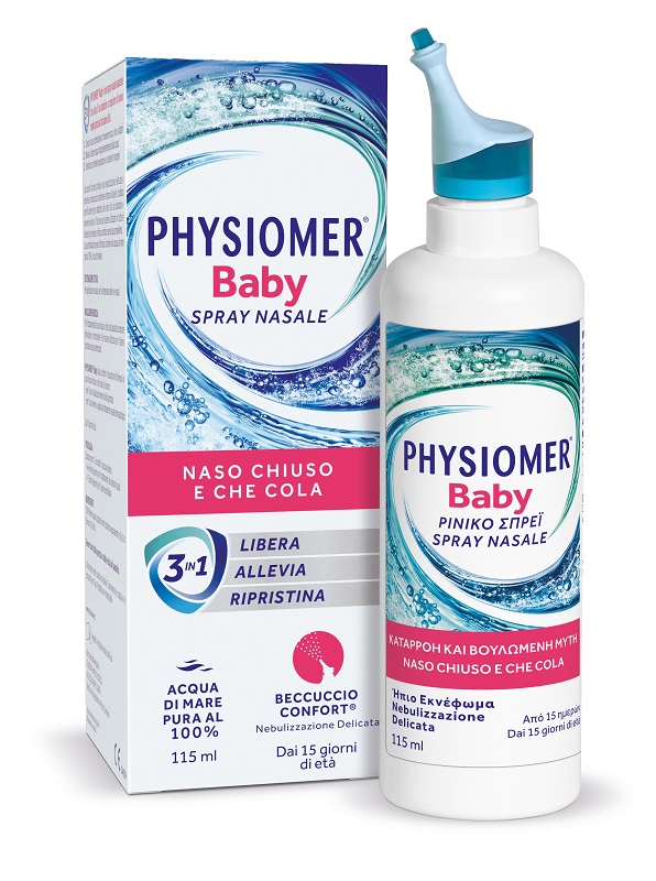SPRAY NASALE PHYSIOMER BABY 115 ML - maxifarmacia.it