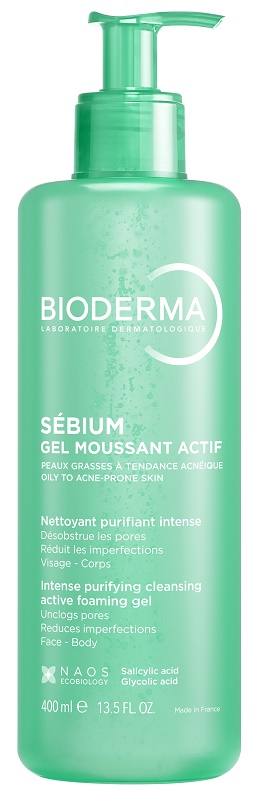 SEBIUM GEL MOUSSANT ACTIF 400 ML - maxifarmacia.it
