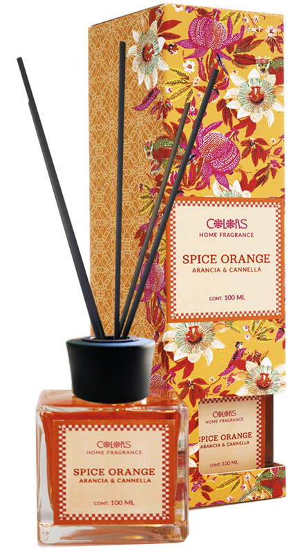 COLORS DIFFUSORE AMBIENTE ARANCIA CANNELLA 100 ML - maxifarmacia.it