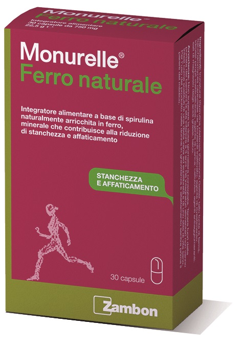 MONURELLE FERRO NATURALE 30 CAPSULE - maxifarmacia.it