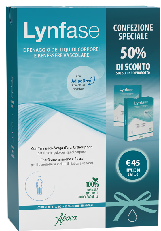 LYNFASE FLACONCINI CONFEZIONE SPECIALE 1+50% 1+1 DEL 989638477 - maxifarmacia.it