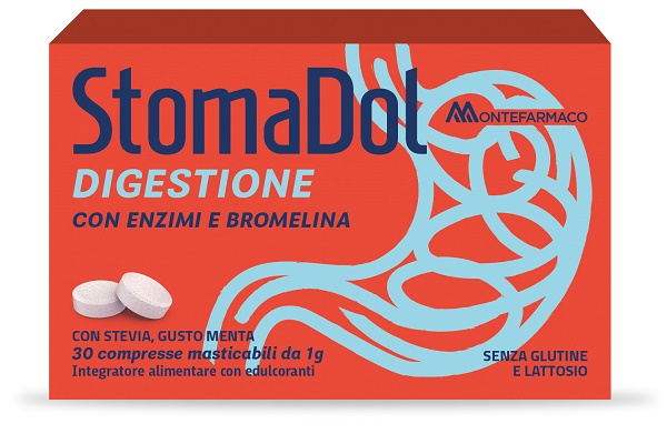 STOMADOL DIGESTIONE 30 COMPRESSE MASTICABILI - maxifarmacia.it