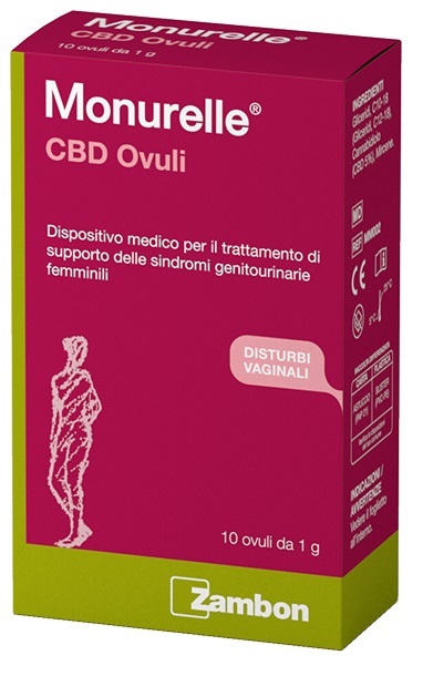 MONURELLE CBD 10 OVULI 1 G - maxifarmacia.it