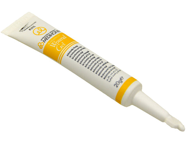 MEDICAZIONE STERILE ANTIBATTERICA MEDIHONEY WOUND GEL IN TUBO 20 G 5 PEZZI - maxifarmacia.it