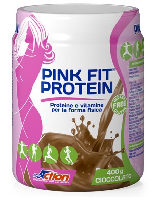 PROACTION PINK FIT PROTEIN AL CIOCCOLATO 400 G - maxifarmacia.it