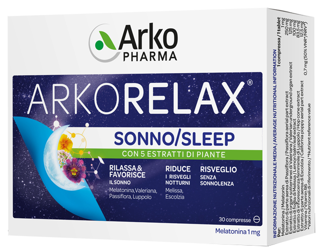 ARKORELAX SONNO 30 COMPRESSE - maxifarmacia.it
