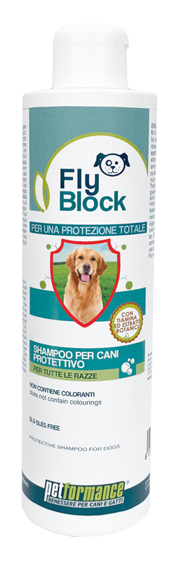 PETFORMANCE FLYBLOCK SHAMPOO SECCO CANI/GATTI 250 ML - maxifarmacia.it