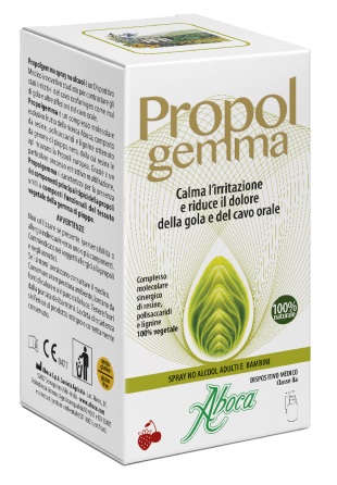 ABOCA PROPOLGEMMA SPRAY NO ALCOOL PER BAMBINI E ADULTI 30 ML - maxifarmacia.it