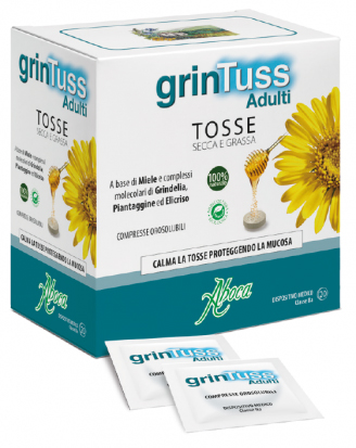 ABOCA GRINTUSS ADULTI 20 COMPRESSE CON POLIRESIN 1,5 G - maxifarmacia.it