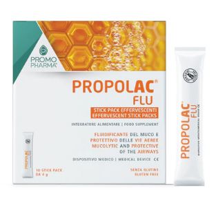 PROPOL AC FLU EFFERVESCENTE 10 BUSTINE - maxifarmacia.it