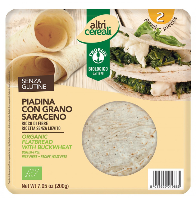 ALTRICEREALI PIADINA CON GRANO SARACENO 200 G - maxifarmacia.it