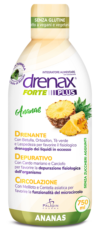 DRENAX FORTE PLUS ESOTICO CON ESTRATTO D'ANANAS 750 ML - maxifarmacia.it
