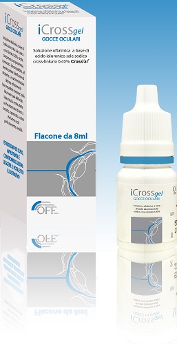 ICROSS GEL GOCCE OCULARI ACIDO IALURONICO CROSS-LINKATO 0,4% 8 ML - maxifarmacia.it
