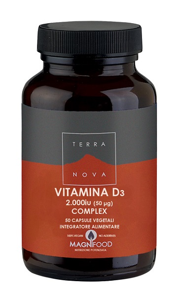 TERRANOVA COMPLESSO DI VITAMINA D3 2000 IU (50UG) 50 CAPSULE - maxifarmacia.it
