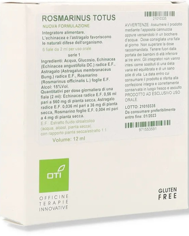 ROSMARINUS TOTUS NUOVA FORMULAZIONE 1SERIE 6FIALE GLUCOSATE 2ML - maxifarmacia.it