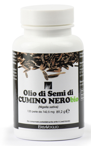 OLIO SEMI CUMINO NERO BIO - 120 PERLE - maxifarmacia.it