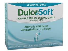 DULCOSOFT POLVERE PER SOLUZIONE ORALE 20 BUSTINE - maxifarmacia.it