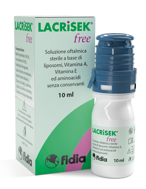 LACRISEK FREE SOLUZIONE OFTALMICA SENZA CONSERVANTI 10 ML - maxifarmacia.it
