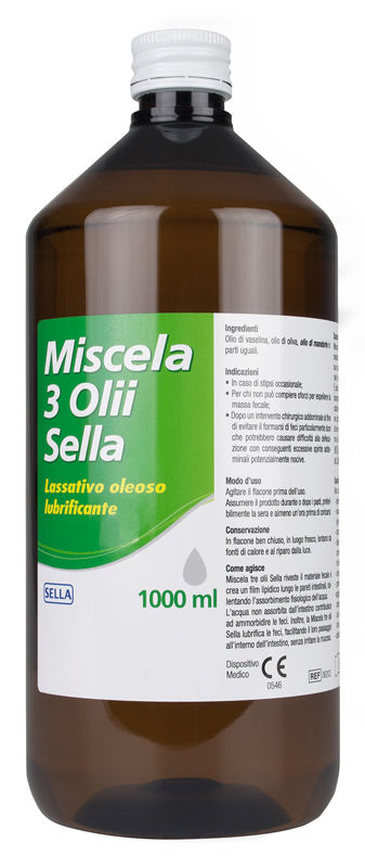 MISCELA 3 OLII LASSATIVO 1 L - maxifarmacia.it