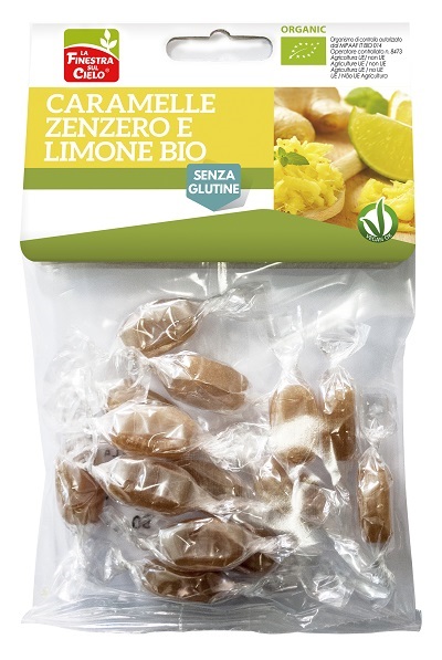 CARAMELLE ZENZERO E LIMONE BIO 50 G - maxifarmacia.it