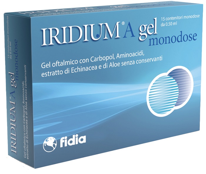 IRIDIUM A GEL OFTALMICO MONODOSE 15 CONTENITORI DA 0,50 ML - maxifarmacia.it